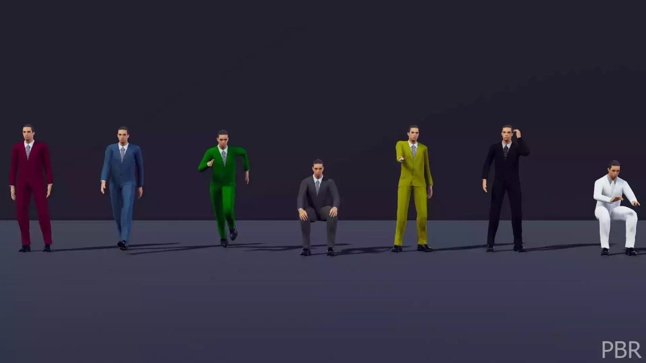Screenshot #2 - Male Character With Suite