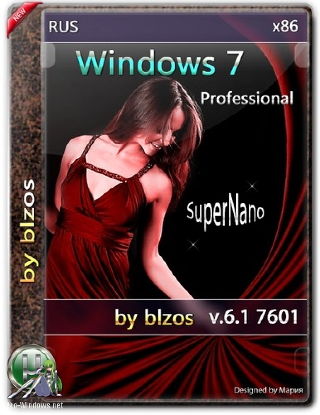 Screenshot #1 - Windows 7 6.1 7601 Professional SuperNano by blzos 32bit