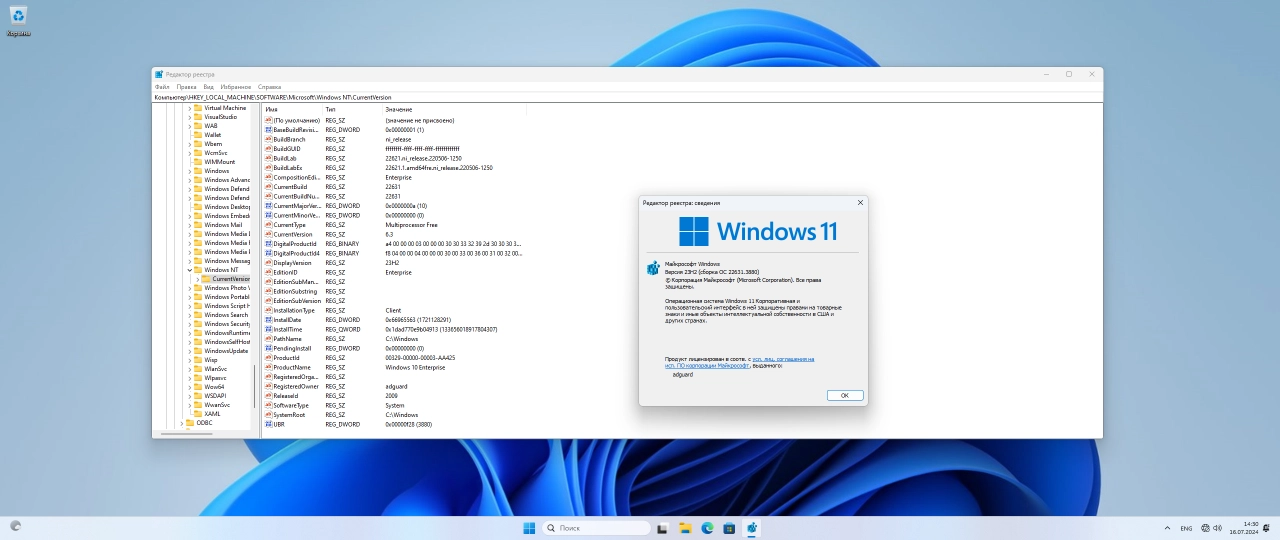 Screenshot #2 - Windows 11 23H2 v22631.3880 MSDN/VLSC