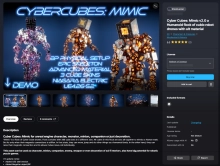 Cyber Cubes: Mimic (4.27 and 5.0 – 5.7) for Unreal Engine