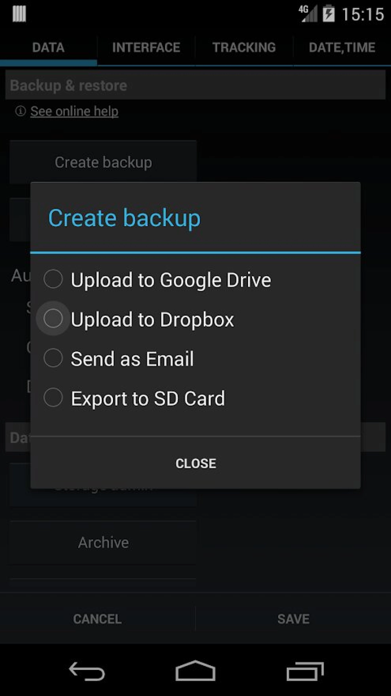 Screenshot #2 - DYNAMICG DROPBOX PLUGIN 7.90