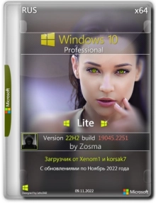 Windows 10 Pro x64 Lite 22H2 build 19045.2251 by Zosma