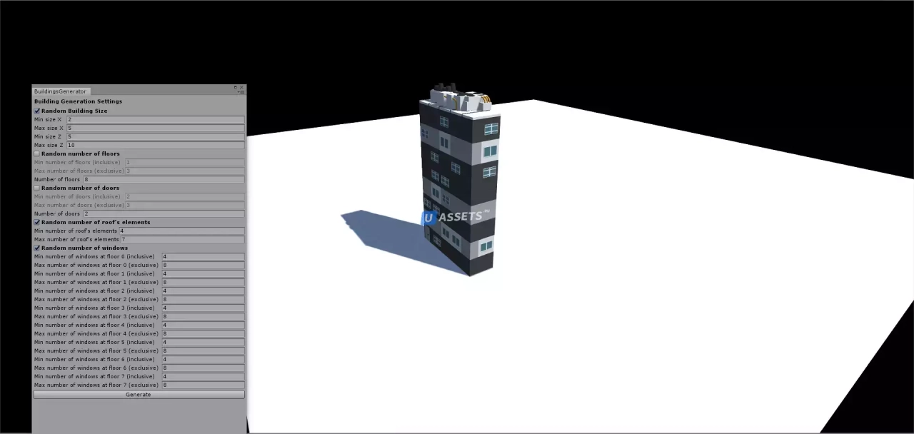 Screenshot #3 - Buildings Generator