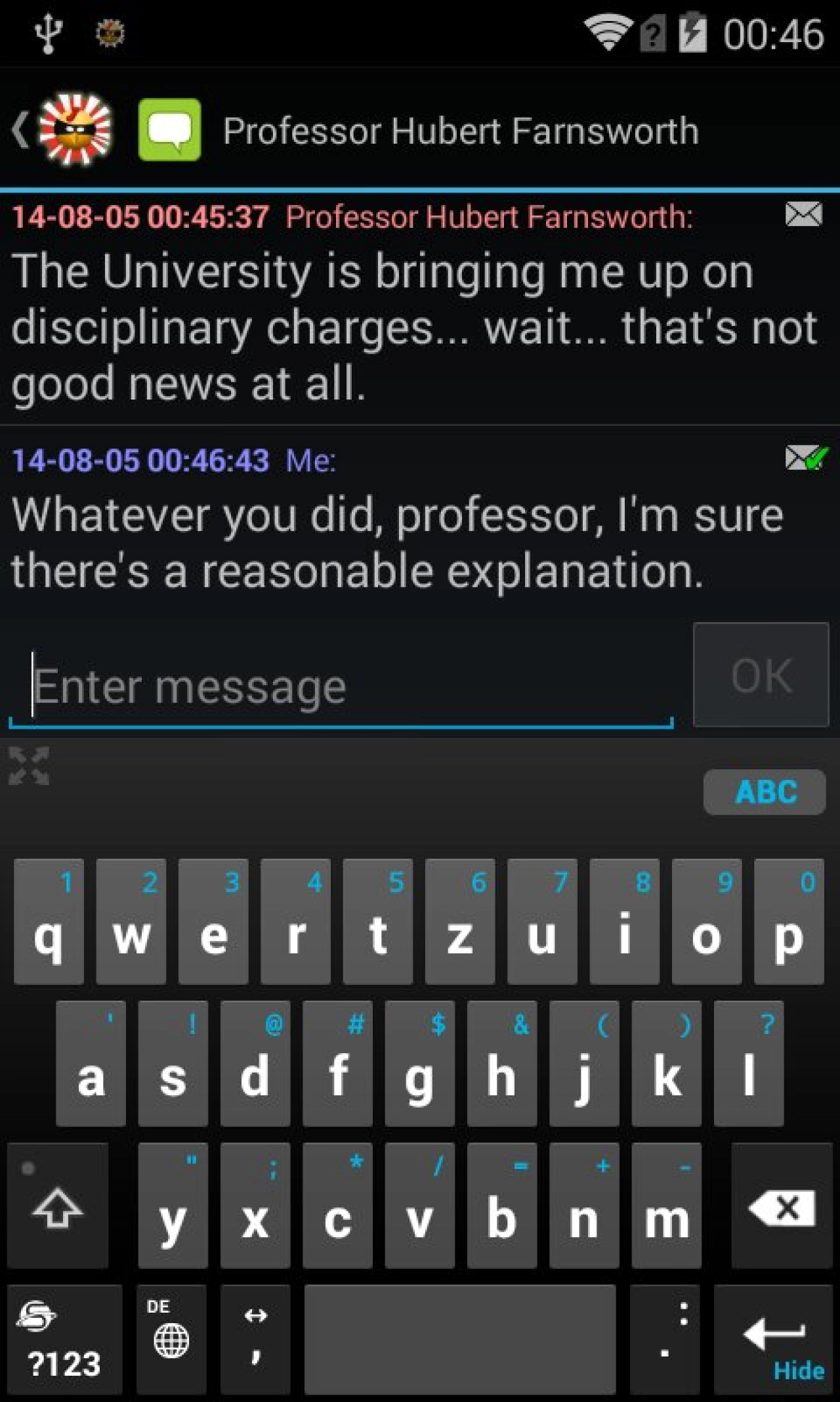 Screenshot #2 - YAXIM 0.9.9B