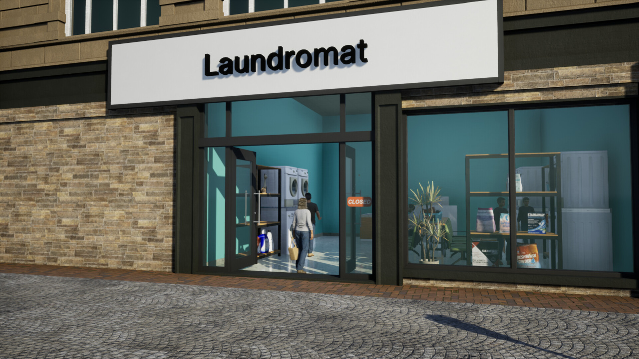 Screenshot #1 - Laundromat Manager Simulator