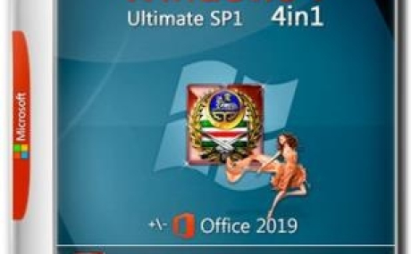 Windows 7 SP1 Ultimate 4 in 1 +\- Office 2019 KottoSOFT (x86\x64) (Rus) [v.1\2019]