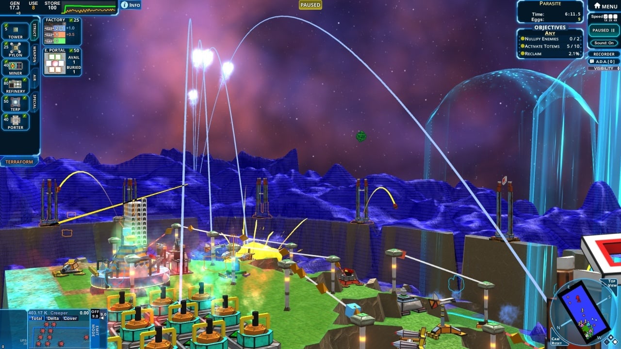 Screenshot #1 - Creeper World 4