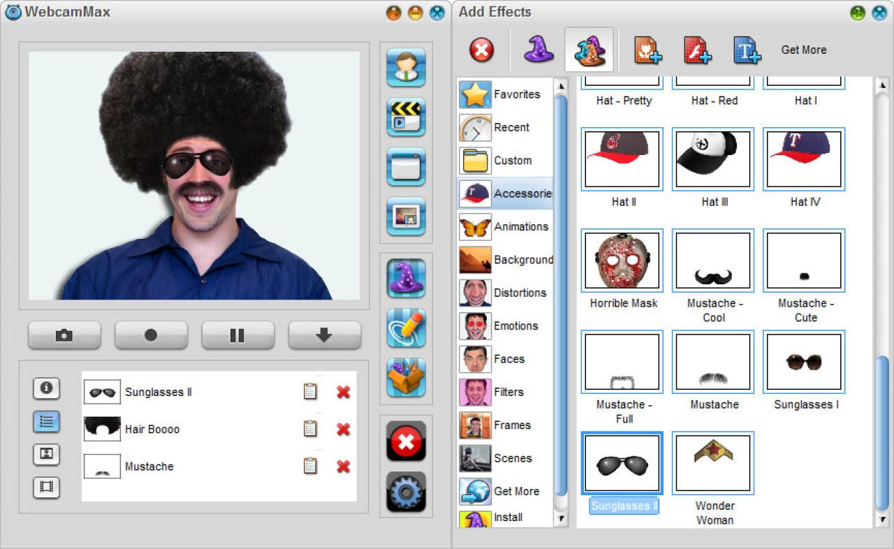 Screenshot #3 - WebcamMax