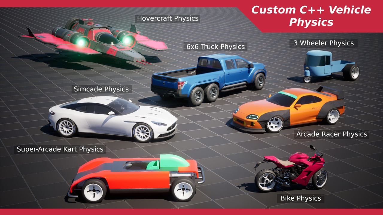 Screenshot #6 - R-Tune Vehicle Physics UE5.4  v1.1.5 (plugin)