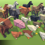 Screenshot #4 - Simple Farm Animals - Cartoon Assets