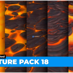 Screenshot #1 - Lava Texture Pack 18 Hand Painted