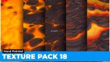 Screenshot #1 - Lava Texture Pack 18 Hand Painted