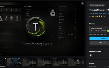 Tempest Inventory System UE5.6