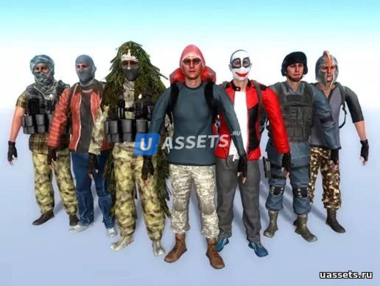 Screenshot #1 - Customized Characters