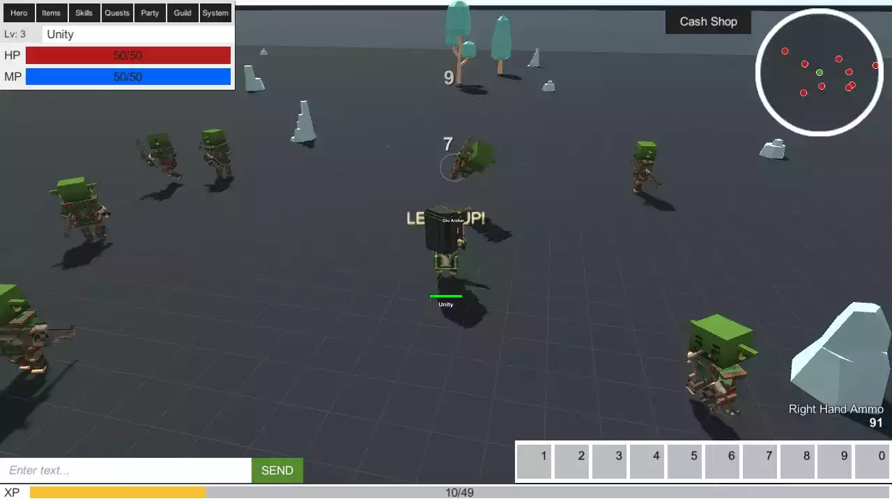 Screenshot #2 - MMORPG KIT 2D 3D Survival