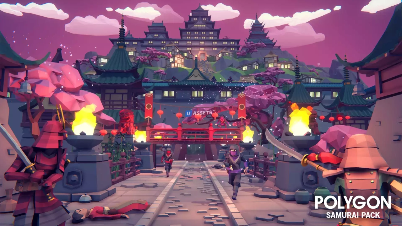 Screenshot #1 - POLYGON Samurai - Low Poly 3D Art by Synty