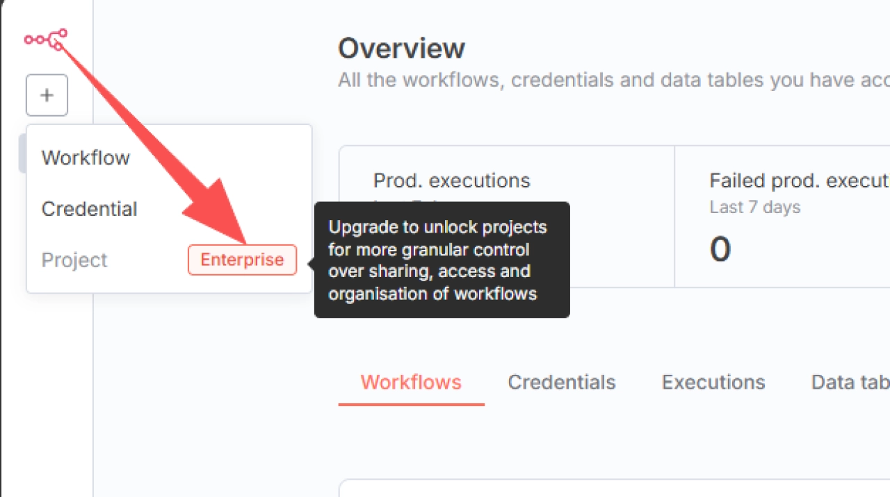 Screenshot #4 - N8N -  Workflow activation enterpise version
