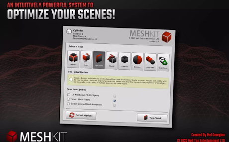 MeshKit - Mesh Decimation, Separation, Combining and Editing Tools