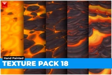 Lava Texture Pack 18 Hand Painted