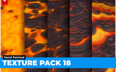 Lava Texture Pack 18 Hand Painted