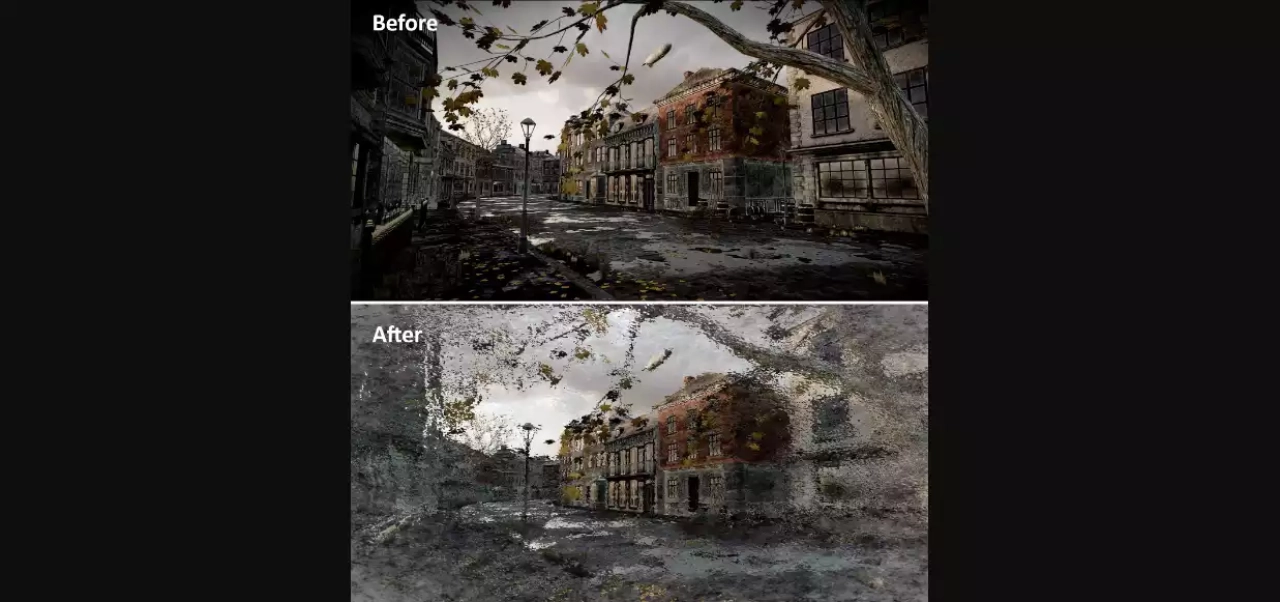 Screenshot #1 - Fast Frost Rain Steam ( Mobile , URP , VR , AR , LWRP )
