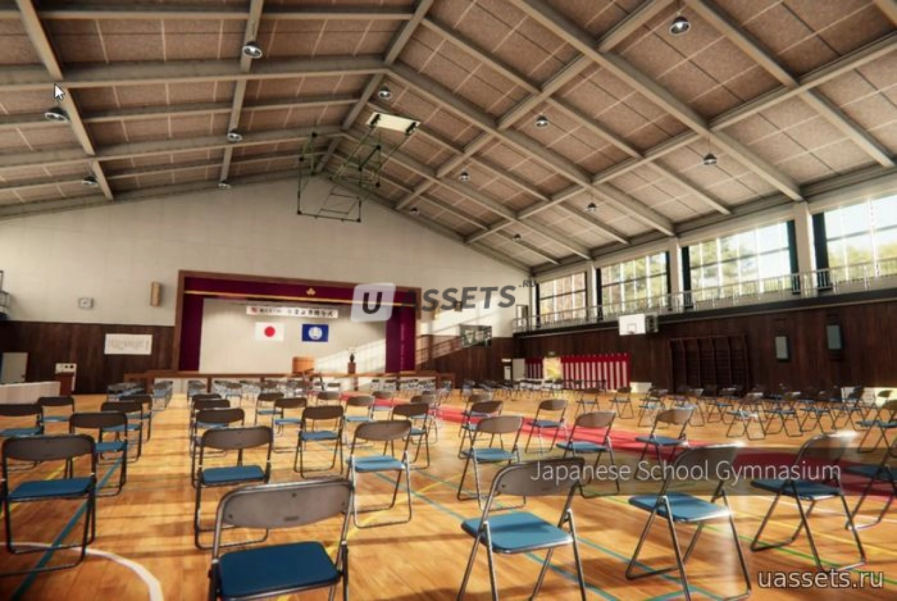 Screenshot #1 - Japanese School Gymnasium