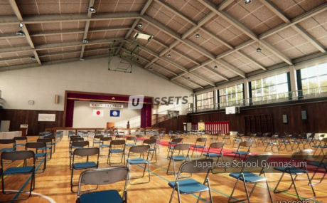 Japanese School Gymnasium