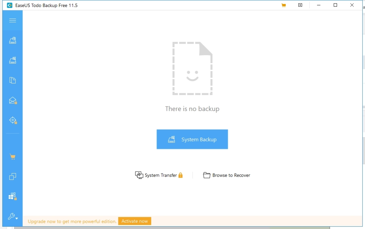 Screenshot #1 - Easeus Todo Backup