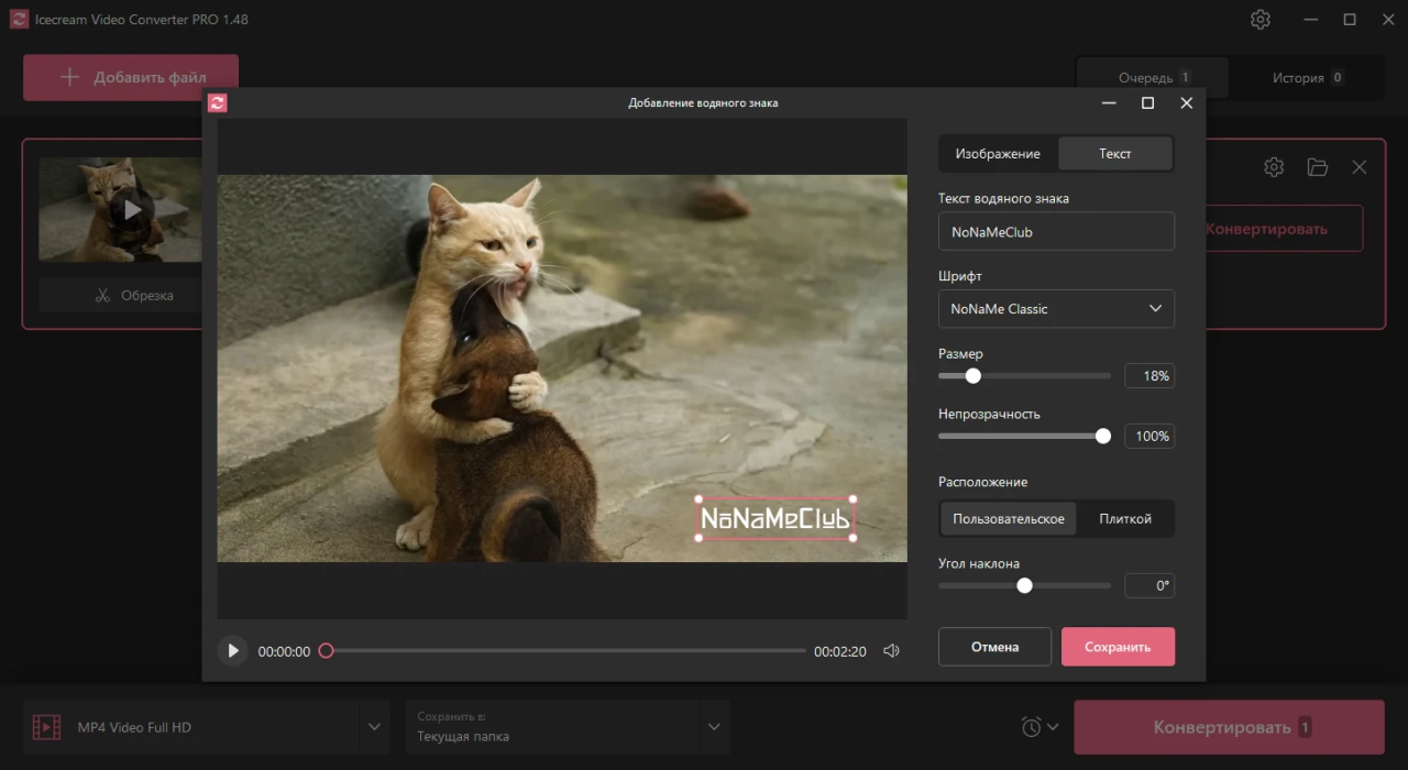 Screenshot #3 - Icecream Video Converter Pro 1.48