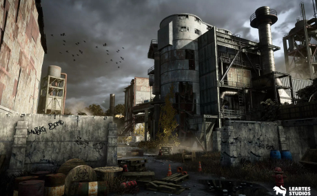 Abandoned Industrial Factory Environment