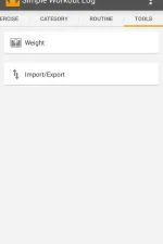 Screenshot #3 - SIMPLE WORKOUT LOG 3.9.83
