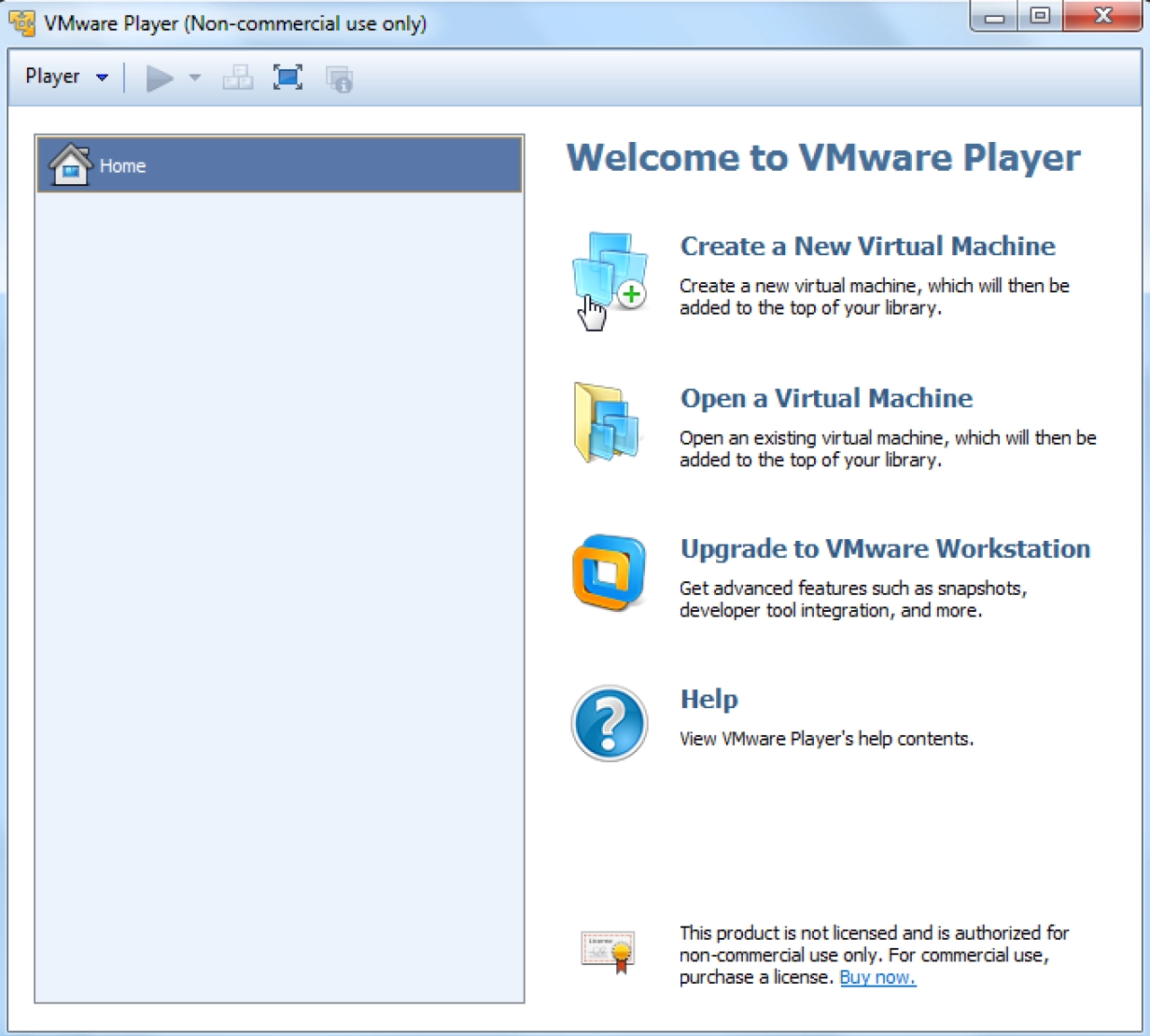 Screenshot #1 - VMware Player