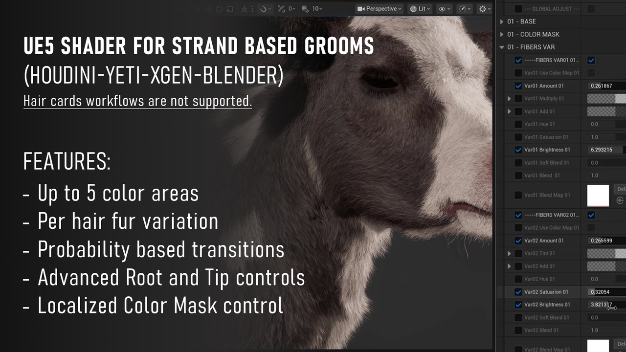 Screenshot #2 - AVASCOT Groom Shader – Hair & Fur (5.7)