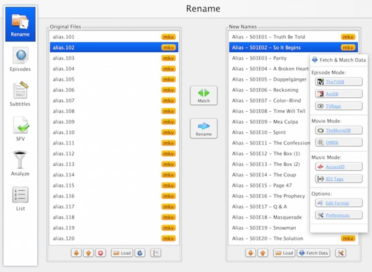 Screenshot #3 - FileBot Elite v5.1.5 + x64
