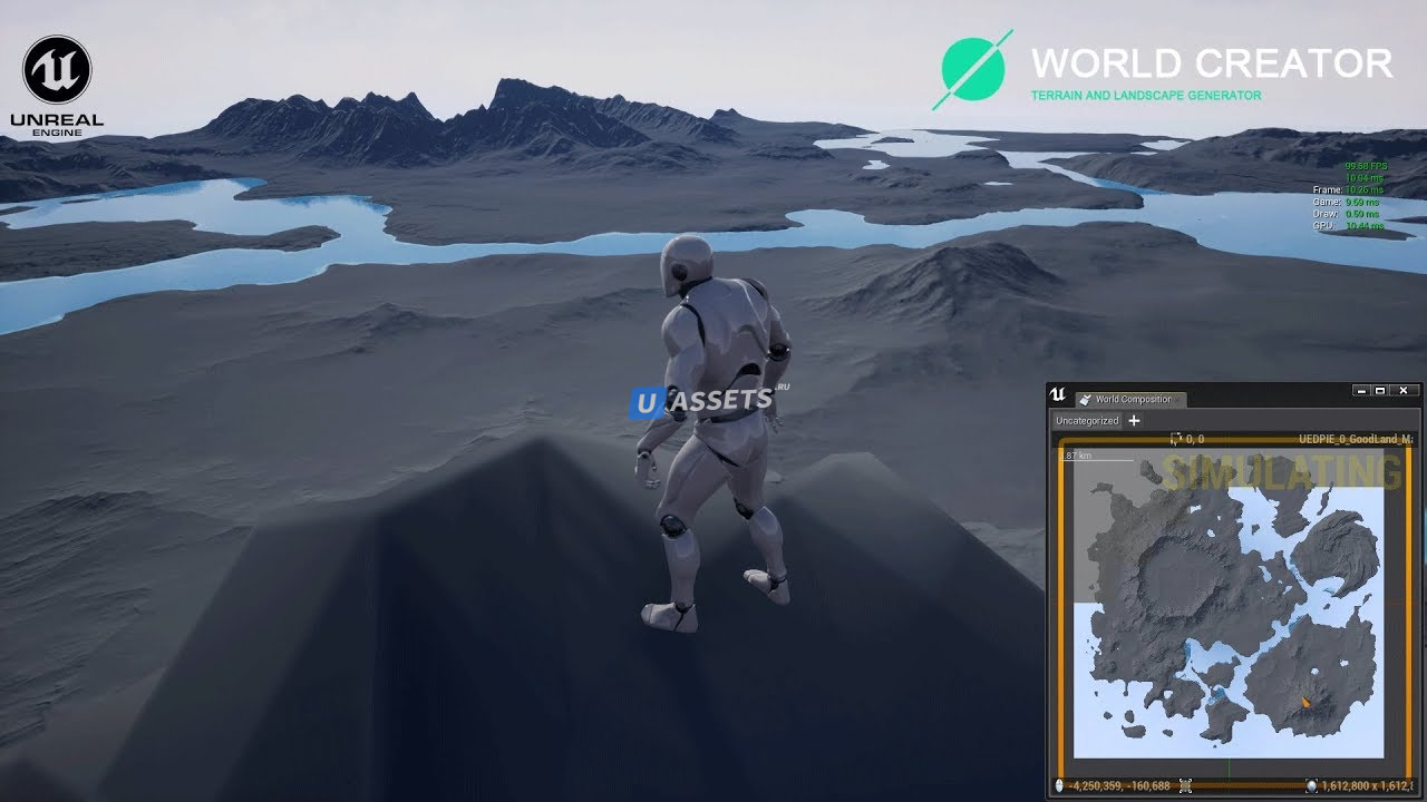 Screenshot #1 - World Creator Bridge 1.0 UE5
