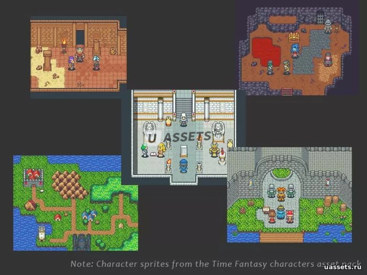 Screenshot #2 - Fantasy RPG Tileset Pack