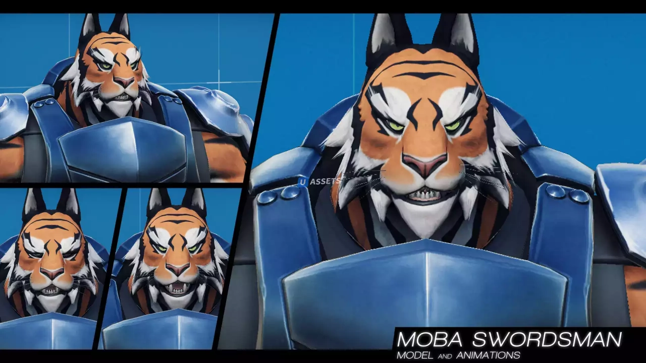 Screenshot #2 - MOBA Swordsman - model animations v1.0