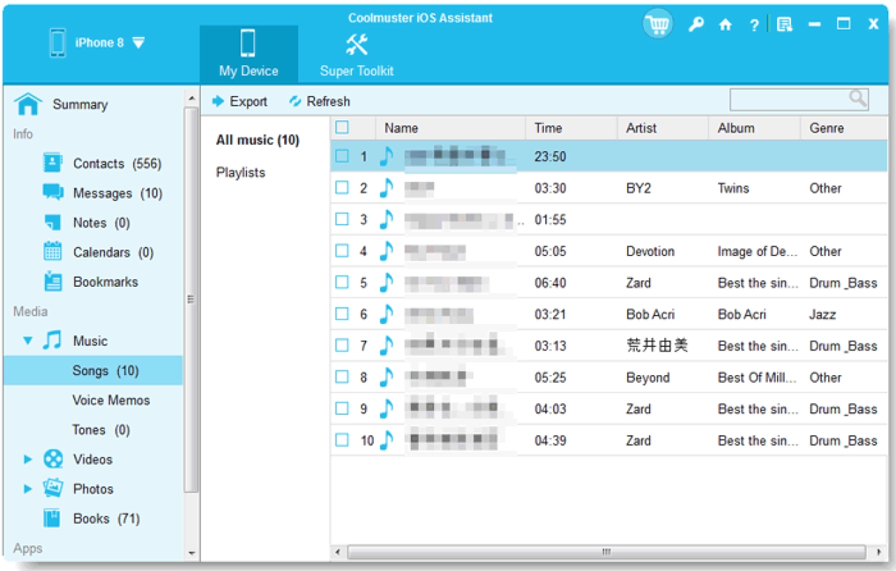 Screenshot #3 - Coolmuster iOS Assistant 4.2.55 + активация