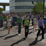 Screenshot #1 - People Path Creator — Crowd & Pedestrian Simulation Tool for Unity