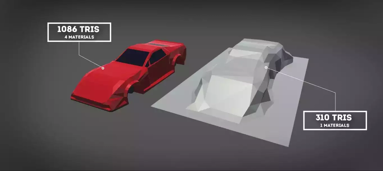Screenshot #2 - LCar - (Low poly car pack + Bonus)