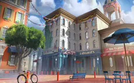 Modular Stylized Colonial Town