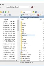 Screenshot #1 - WinsCP v6.3 FTP клиент