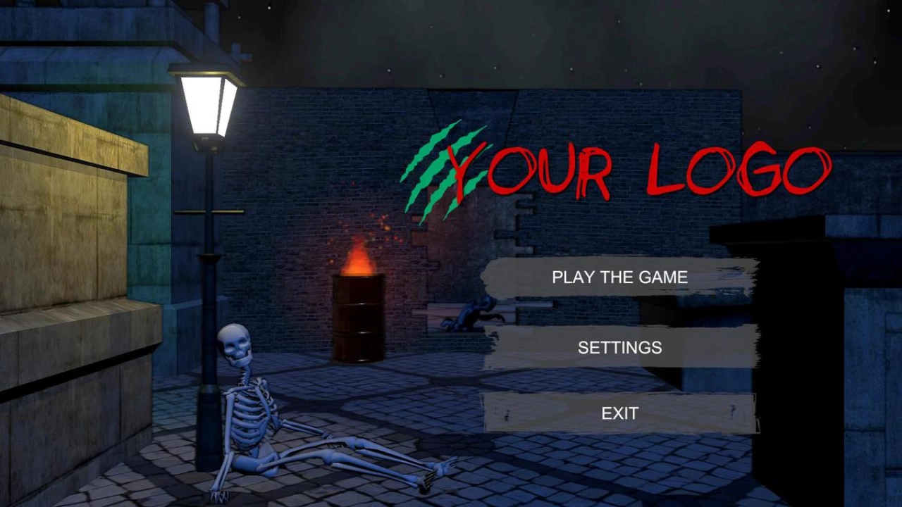 Screenshot #2 - Advanced Horror FPS Kit for Mobile and PC - First Person Shooter Horror Unity