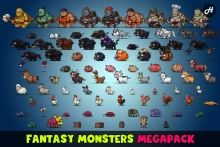 Fantasy Monsters Animated (Megapack)