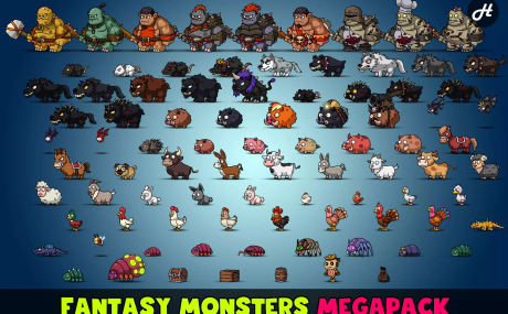 Fantasy Monsters Animated (Megapack)