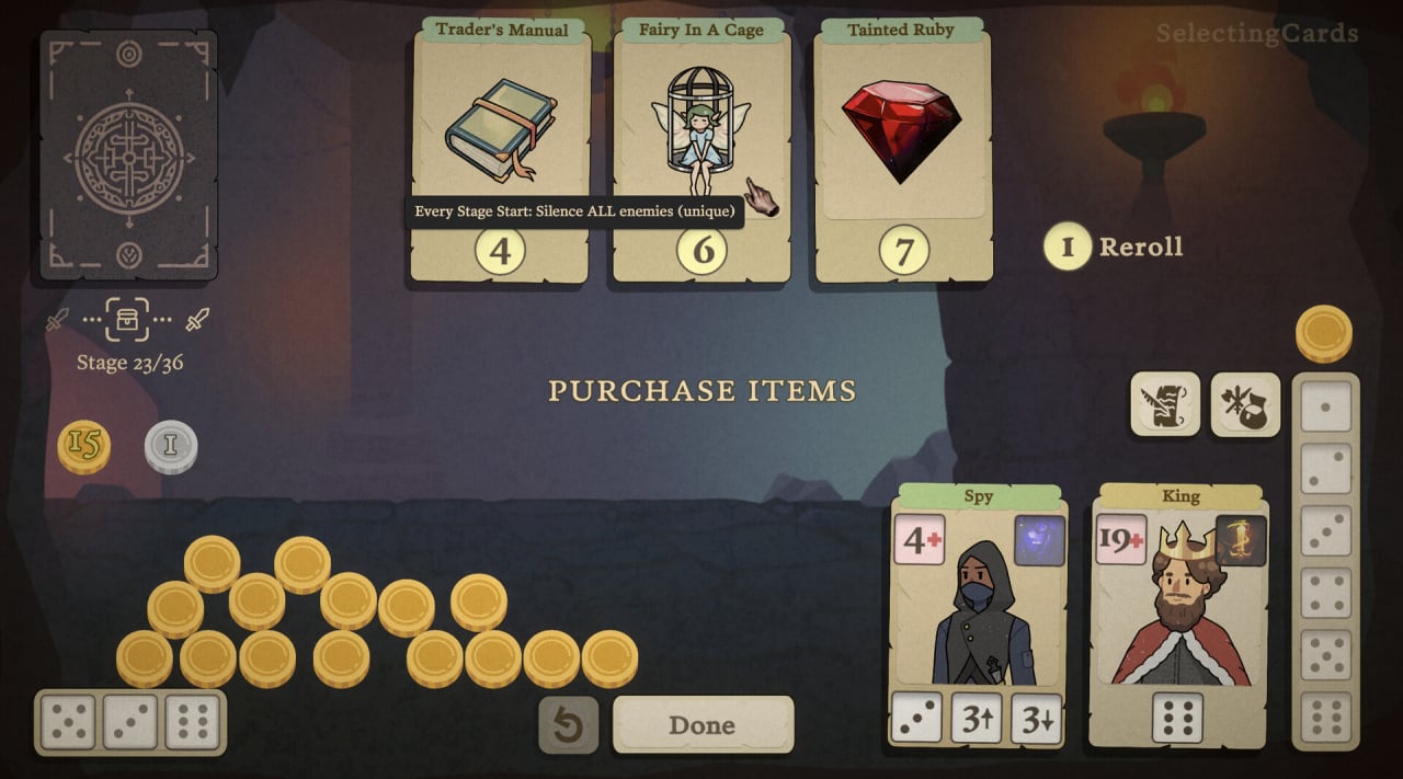 Screenshot #6 - Dice and Fold