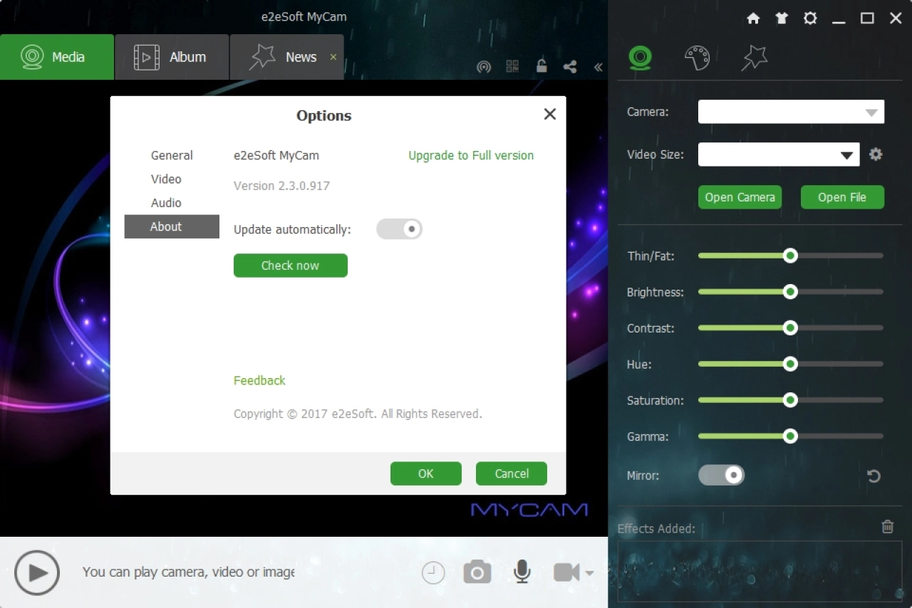 Screenshot #3 - MyCam 2.5 для Windows
