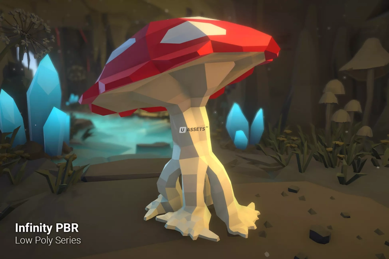 Screenshot #1 - Low Poly Character - Mushroom Monster - Fantasy RPG