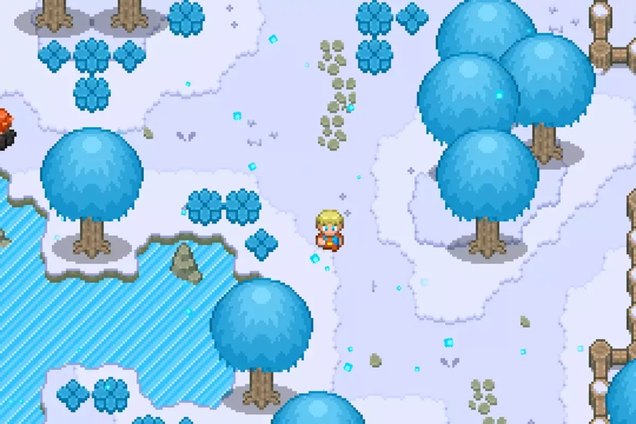 Screenshot #2 - 2D Farm Game Grasslands 4 Seasons Tileset