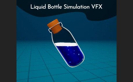 Liquid Bottle Simulation VFX
